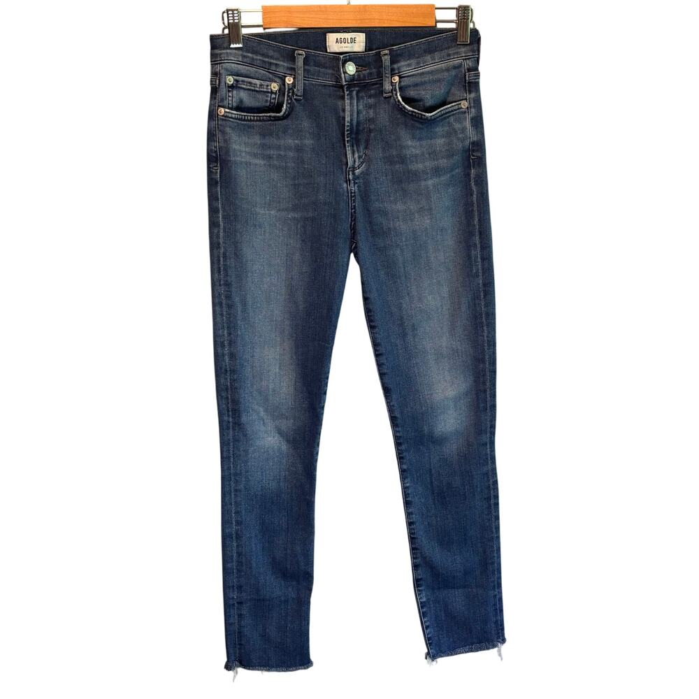 AGOLDE Sophie Mid-Rise Skinny Ankle Jeans - size 26